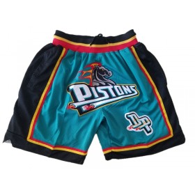 NBA Detroit Pistons Džepne Kratke Hlače Zelena Swingman